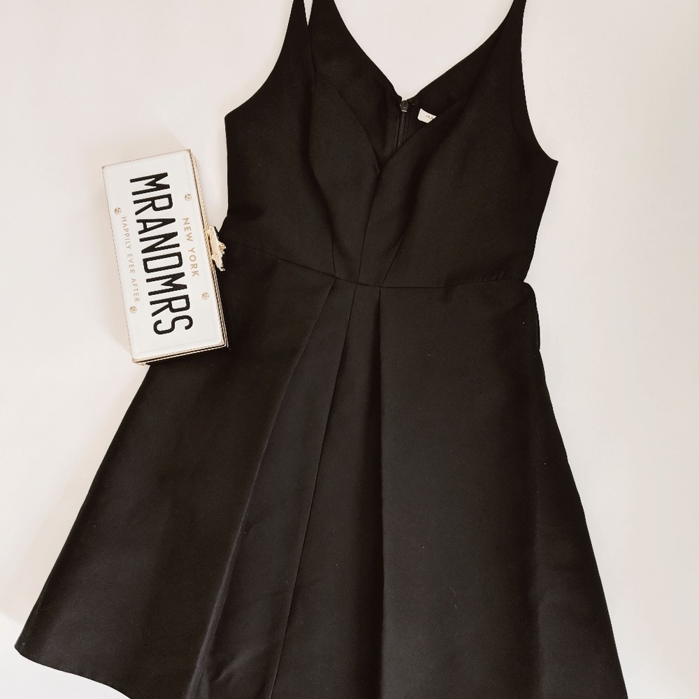 Halston Heritage Little Black Dress NWT